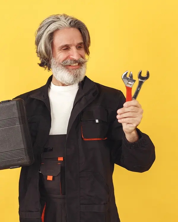 Portrait of Walt Larkin, senior HVAC technician